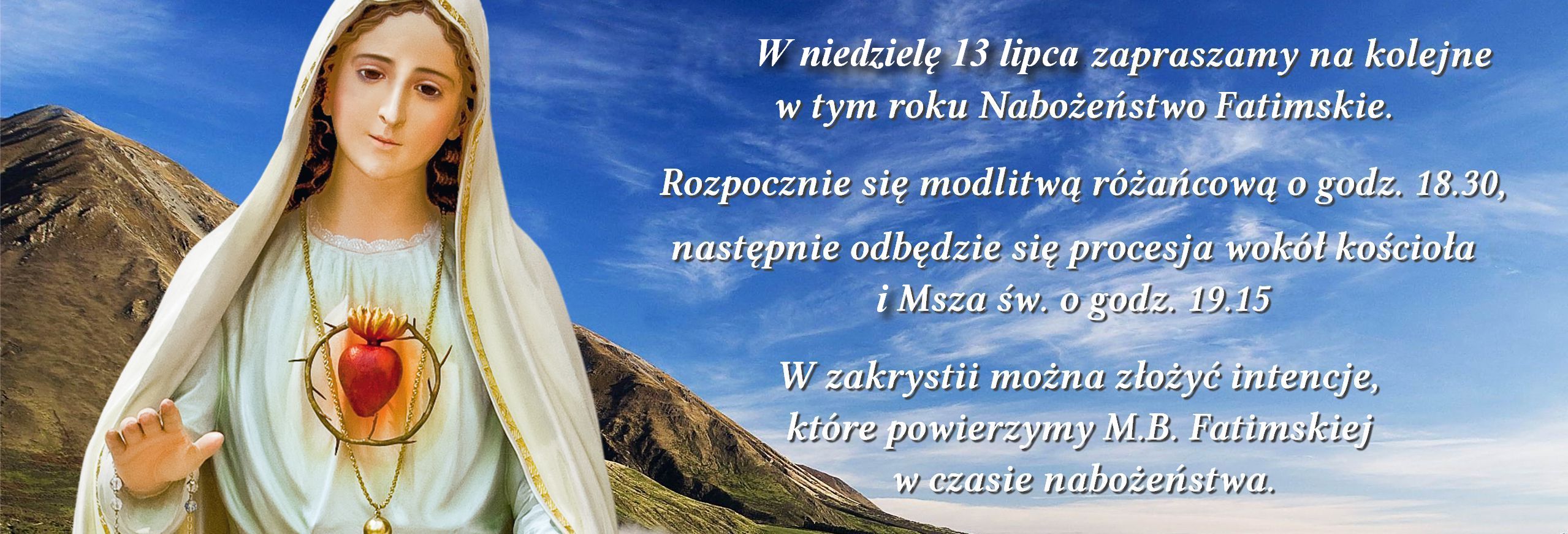 Nabożeństwo Fatimskie 13.08.2025