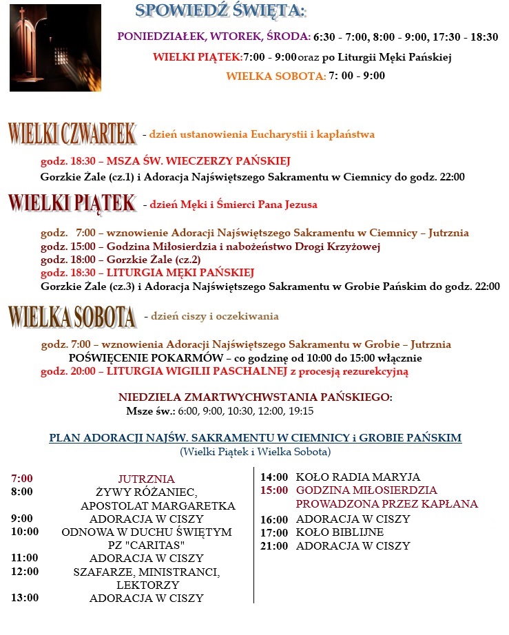 TRIDUUM PASCHALNE 2026